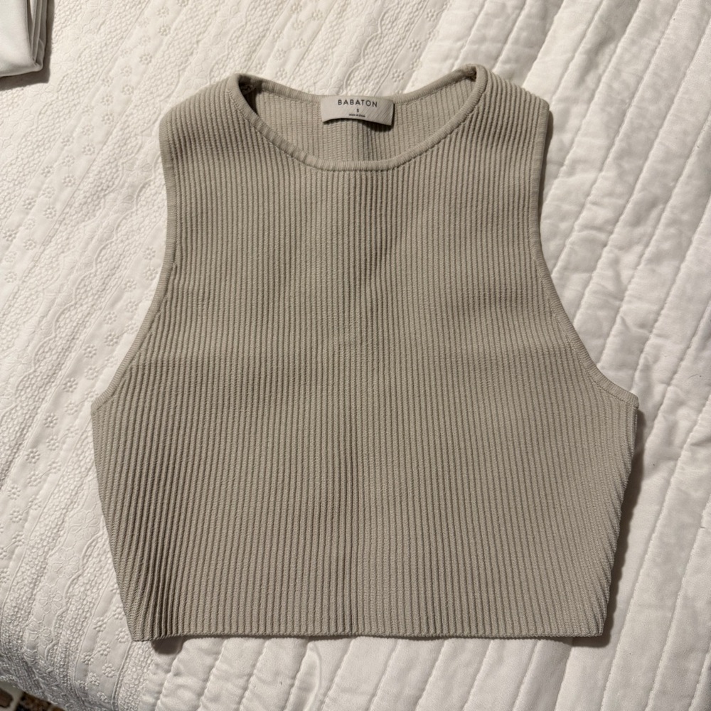 Babaton | sculpt tank cropped